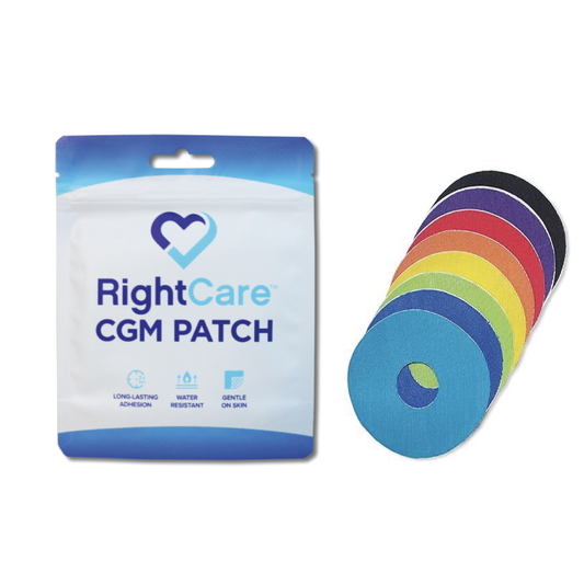 RightCare CGM Adhesive Patch made with KT Tape, Libre, Bag of 25 40291081