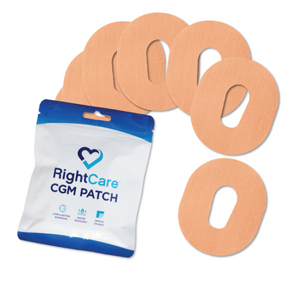 RightCare CGM Adhesive Patch , Dexcom G6, Bag of 25