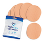 RightCare CGM Adhesive Synthetic Patch, Universal, Covered Oval, Tan, Bag of 25