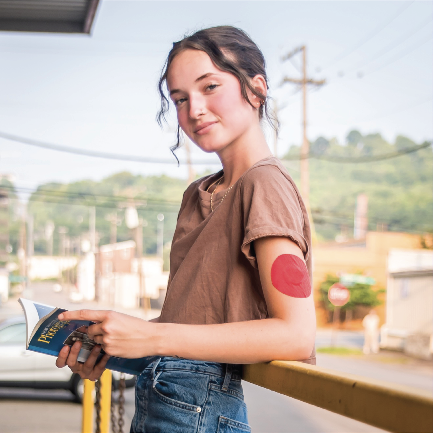 RightCare CGM Adhesive Synthetic Patch, Universal, Covered Oval, Multicolor, Bag of 25