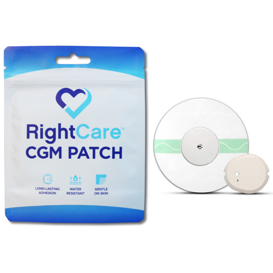 RightCare CGM Patch for Libre & Dexcom G7, Clear, Bag of 25 23559586