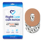 RightCare CGM Adhesive Patch made with KT Tape, Dexcom G6, Bag of 25 61538628
